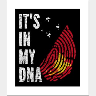 IT'S IN MY DNA Papua New Guinea Flag Men Women Kids Posters and Art